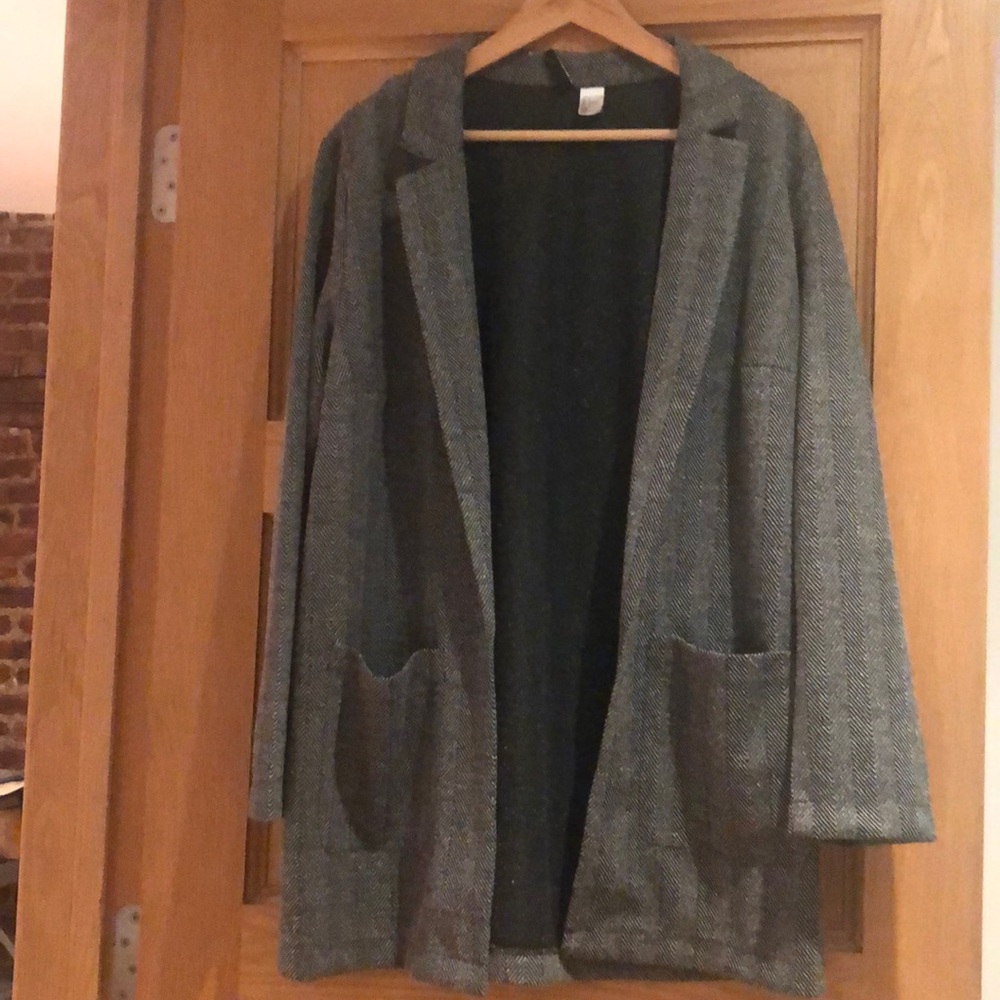 H&M Grey Slouchy Blazer